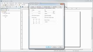 Adjusting ArcMap page layout [upl. by Ahsyekal]