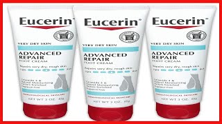 Eucerin Advanced Repair Foot Cream  Fragrance Free Foot Lotion for Very Dry Skin  3 oz Tube [upl. by Hnim]