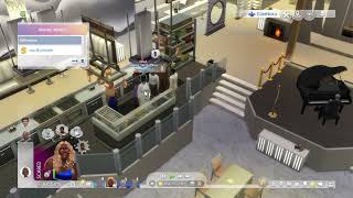 Million Dollar Scenario Money tips Sims 4 Dine OutBasegame No CC No mods Console [upl. by Craven]