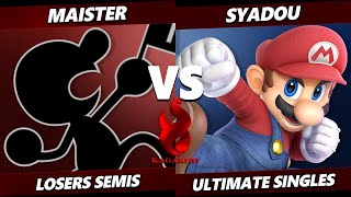 PreKagaribi LOSERS SEMIS  Maister Game amp Watch Vs Syadou Mario Smash Ultimate  SSBU [upl. by Terry]