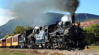 Durango amp Silverton Doubleheading Through the Golden Aspens 4K [upl. by Demetria]