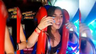 OMG 🔥  Wait for End  The secret is OUT  Slingshot Ride Girl Reaction Part 7 SlingshotThrills [upl. by Qiratla194]