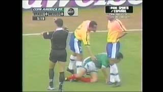 Brasil vs México 1999  Copa América  Partido completo [upl. by Enelrae]