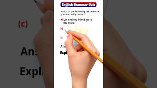 Ultimate English Grammar Quiz  Can You Pass shorts learnenglish esl [upl. by Gaivn283]