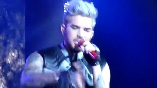 HD  Adam Lambert  Runnin ChokeholdSleepwalker live  Gasometer Vienna 2016 Austria [upl. by Laina]