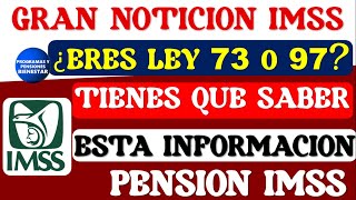 🚨📢AVISO IMPORTANTE🔴Pensión IMSS 2024 entérate si eres ley 73 o ley 97 aqui te explico [upl. by Atkins]