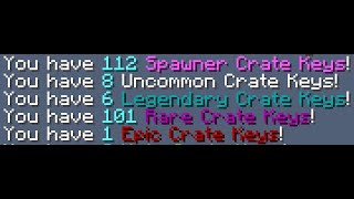 HoaxMC 100 Rare Crate Key Opening And 2 Monthlys [upl. by Kennet126]