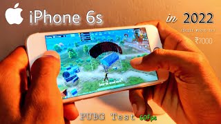 iPhone 6s Pubg test 2022  High Graphics BGMI Gameplay  iPhone 6s Battery Life [upl. by Ermeena928]