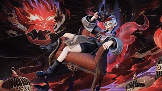 Preview of Hannyas brandnew skin from the Dream of Clouds series quotChasing Fortunequot  Onmyoji Arena [upl. by Meehahs56]