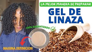 Como preparar EL MEJOR GEL DE LINAZA  How to prepare THE BEST LINSEED GEL [upl. by Lareine]