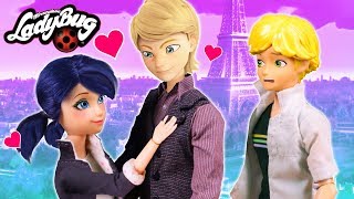 El Primo de ADRIEN Se Enamora de MARINETTE 🥰 ADRIEN Se Pone CELOSO 🐞 Juguetes Fantásticos [upl. by Harmonie]