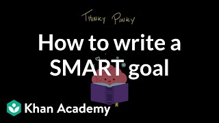 LearnStorm Growth Mindset How to write a SMART goal [upl. by Inaffyt]