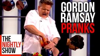 All of Gordon Ramsays Best Pranks  COMPILATION [upl. by Loralee570]