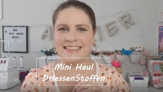 Mini Haul Driessen Stoffen Juin 2021 [upl. by Adey]