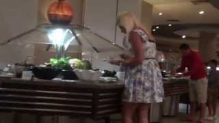 WALK THROUGH THE DINE AROUND RESTAURANT  CORAL SEA WATERWORLD  EGYPT [upl. by Attolrahc]