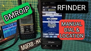 RFinder  Manual Entry amp DMROIP V121Beta 29 [upl. by Eissed]