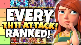 EVERY TH11 Attack Strategy RANKED to FIND the BEST TH11 Attack Strategies in Clash of Clans [upl. by Alake]