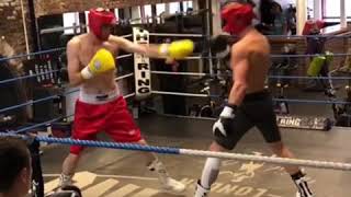 Logan Paul NEW Sparring footage with knockdown [upl. by Kitchen]