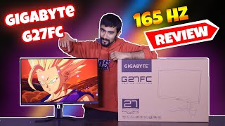 Gigabyte G27FC 165hz Gaming Monitor Review  Hindi [upl. by Noyahs568]