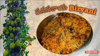 పనసకాయ బిర్యానీ  Raw Jackfruit Biryani  Panasakaya Biryani In Telugu  Shruthi Vlogs [upl. by Tadashi]