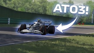 The NEW AlphaTauri AT03 On Track in Assetto Corsa [upl. by Chainey]