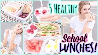 A Week of Healthy Lunch Ideas for Back to School  Aspyn Ovard [upl. by Onil]