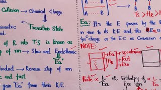 Activation energy and Transition state  chemical kinetics class 11 chemistry [upl. by Pollitt]