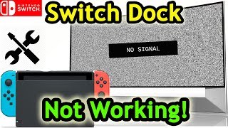 Nintendo Switch Dock not showing on the TV 2 Possible Solutions [upl. by Aivatan]