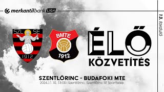 Élő közvetítés  Szentlőrinc  Budafoki MTE  Merkantil Bank Liga NB II 13 forduló [upl. by Yatnuahs]