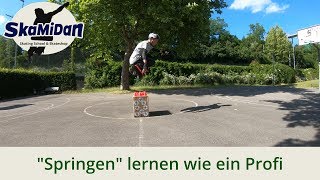 Springen lernen mit Inlineskates  So Lernst du deine perfekten Sprünge  Inline Skating Basics 05 [upl. by Llenreb607]