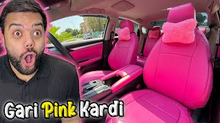 Aroob Ki Gari Pink Kardi 😱😍  Usko Bataya Bhi Nahi 🤣 [upl. by Ardnovahs]