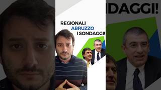 Regionali in Abruzzo chi vincerà I sondaggi [upl. by Ahsenrat]