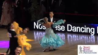 Corello amp Suslova  IDSF IOC 2024 Adult Master Open Standard R1 Viennese Waltz [upl. by Channa797]