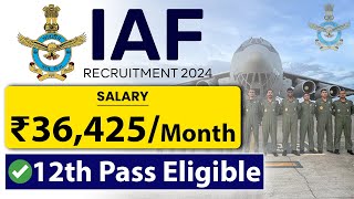 🤩️‍🔥️‍🔥 जबरदस्त मौका  AIRFORCE CLERK VACANCY 2024  12TH PASS  PERMANENT GOVT JOB [upl. by Ferneau]