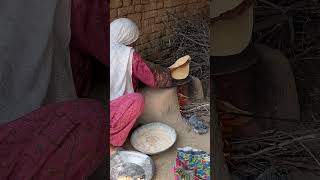 Bread Roti Making by Old Couple in the Village [upl. by Weinshienk]