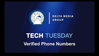 Tech Tuesday  Verified Phone Numbers [upl. by Ididn]