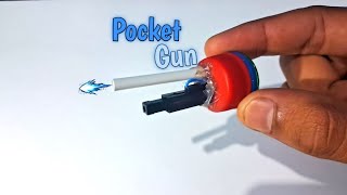 How To Make Sanitizer Gun  School projectDIY [upl. by Laeynad]