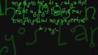 PagmamahaL sayo with Lyrics [upl. by Nannoc]