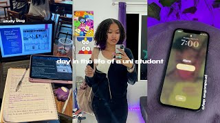 realistic day in the life of a uni student study vlog  busy uni days  productive habits  more [upl. by Helsa]