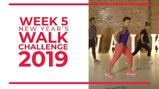 New Years Walk Challenge 2019  Week 5  Walk at Home [upl. by Tonl64]