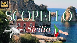 Scopello Sicily Beautiful Drone amp Aerial Video Tour of the Village of Scopello Citta Sicilia in 4 [upl. by Eerhs]