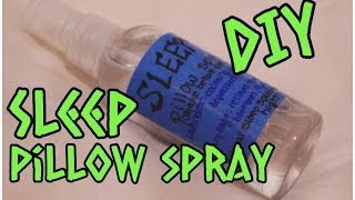 DIY Deep Sleep Pillow Spray Using Essential Oils [upl. by Daht]