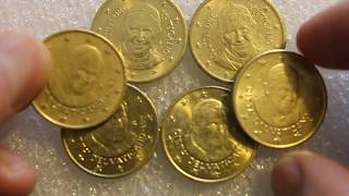 Vatican Euro Coins found in circulation [upl. by Agon]