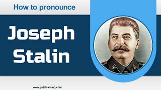 How to Pronounce Joseph Stalin in English Correctly [upl. by Sahpec]