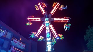 Power Surge Theme Park Ride 4K Tilburgse kermis Tilburg Netherlands [upl. by Nyliram]