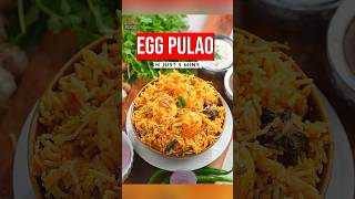 5 mins Egg Pulao Recipe   Instant Pulav [upl. by Manas272]