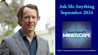 Mindscape Ask Me Anything Sean Carroll  September 2024 [upl. by Tav]