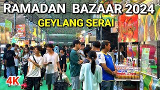 2024 Geylang Serai Ramadan Bazaar  Geylang Serai Hari Raya LightsUp  Ramadan in Singapore 2024 [upl. by Adiesirb]