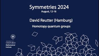 Symmetries 2024 David Reutter Hamburg [upl. by Aihcela]