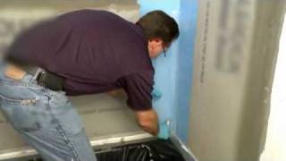 Installing a Bathroom Floor Wainscot Wall amp Shower Surround  Part Two  Waterproofing [upl. by Lanta66]